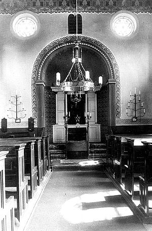 Synagoge Geistingen vor der Zerstörung