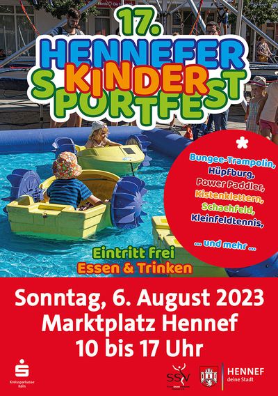 Das Hennefer KinderSportFest findet am 6. August statt.
