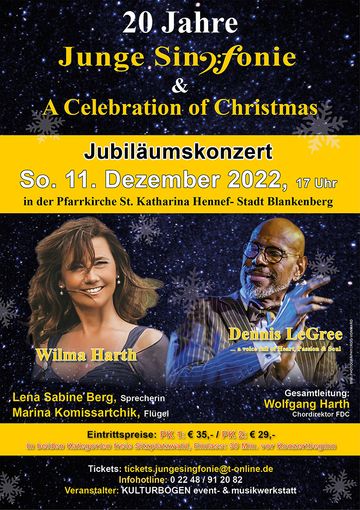 Am 11. Dezember findet ein Sonderkonzert von „A Celebration of Christmas“ statt.