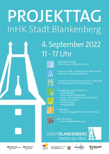 InHK Stadt Blankenberg: Am 4. September findet der erste Projekttag statt.
