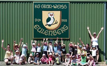 Die Kinder des städtischen Familienzentrums Waldwichtel machten einen Ausflug nach Eulenberg.