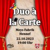 "Duo á la Carte" mit den besten Redner-Duetten aus dem Fastelovend
