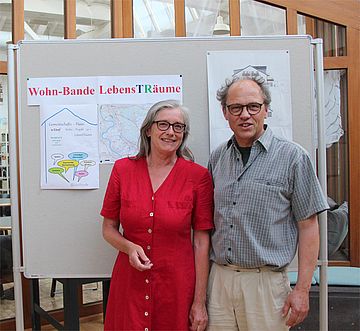 Das Ehepaar Maria Bornewasser und Matthias Franke stellten ihr Wohnprojekt vor.