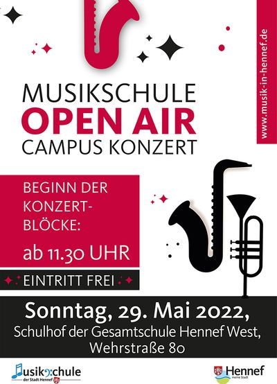 Am 29. Mai findet das "Open Air Campus Konzert“ statt.