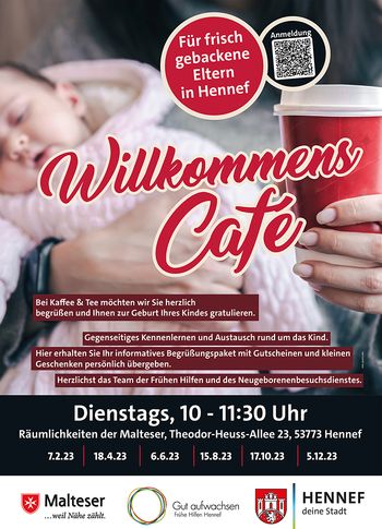Das Willkommens-Café für frischgebackene Eltern startet am 7. Februar.