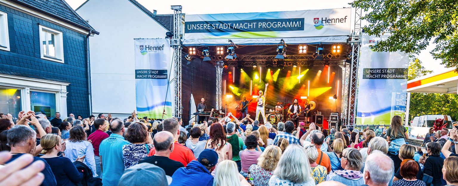 Stadtfest Hennef Backstage