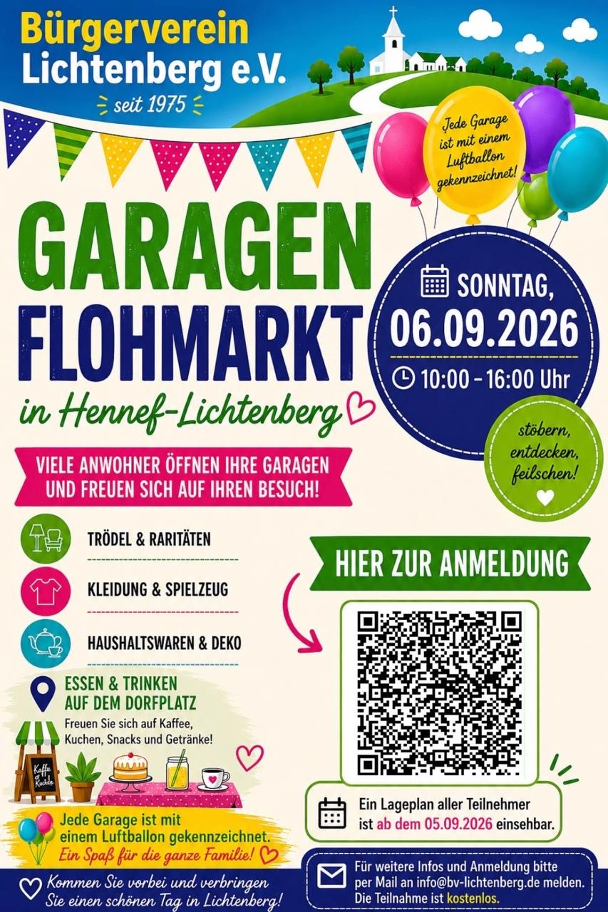 Garagenflohmarkt in Lichtenberg