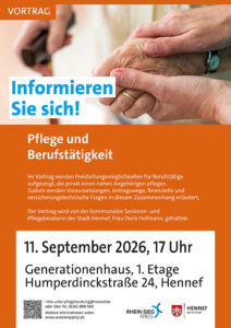 Vortrag: „Pflege und Berufstätigkeit“