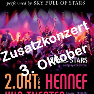 Sky full of Stars* Live – Die ultimative Hommage an Coldplay
