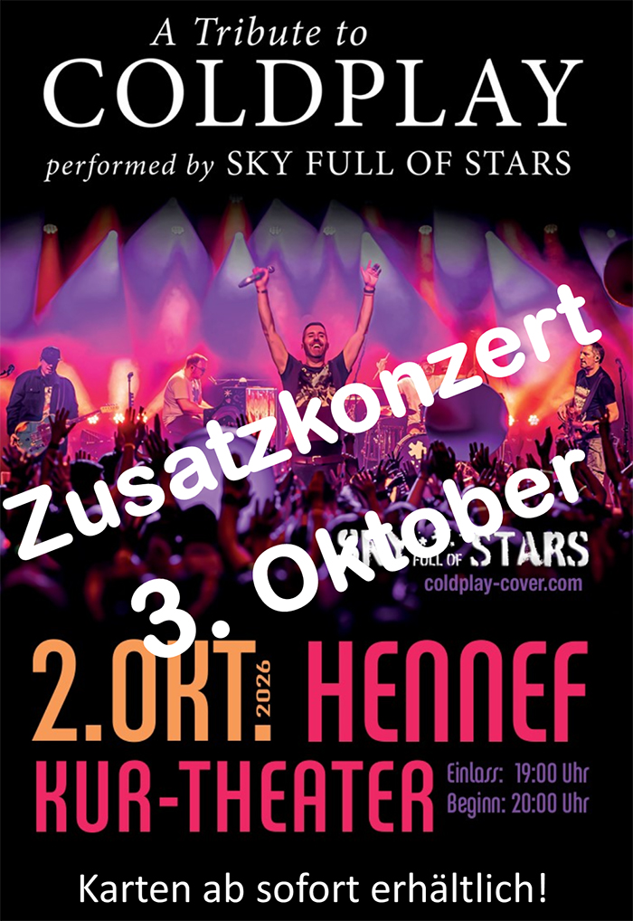 Sky full of Stars* Live – Die ultimative Hommage an Coldplay