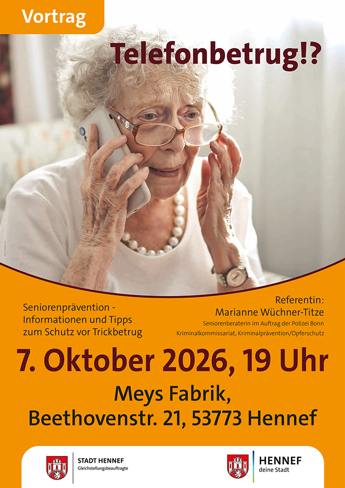 Seniorenprävention: Schutz vor Trickbetrug