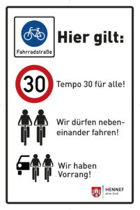 Regeln Fahrradstraße