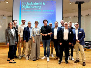 Erfolgreiche Veranstaltung von Wirtschaftsförderung und Digitalteam der Stadt: Die Teilnehmer*innen des Abends