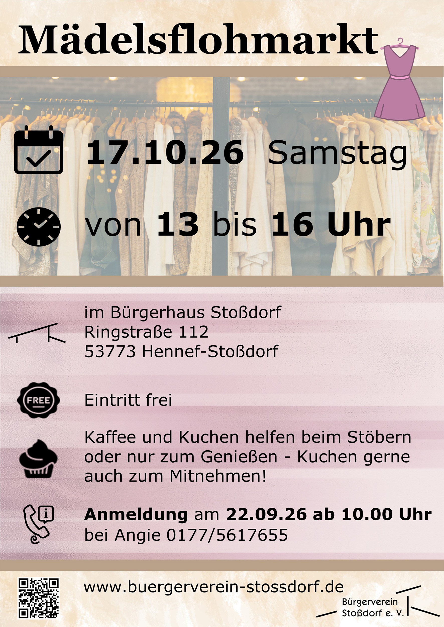 Mädelsflohmarkt im Bürgerhaus
