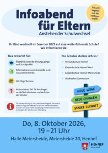 Plakat: Infoabend für Eltern