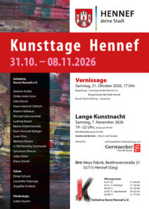 Plakat Hennefer Kunsttage