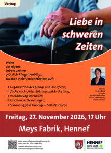 Dorothee Döring stellt ihren Ratgeber für pflegende Angehörige „Liebe in schweren Zeiten – Wenn aus Lebenspartnern Pflegepartner werden“ vor.