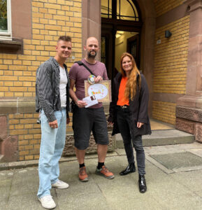 Foto: Miriam Overath, Nils Werner und Yannik Rose (v.r.).