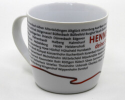 Tasse "Stadt der 100 Dörfer" (8,50 €)