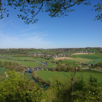 Blick in die Kulturlandschaft Siegtal