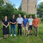 Lins Dolfen , Bürgermeister Mario Dahm , Markus Sandner, Wolfgang Herterich, Lukas Seifert und Jan-PhillipTödte