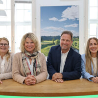 Das Team der Tourist-Info: Patricia Palmers-Morell, Caroline Overath, Lutz Wagner und Katrin Schwarz.